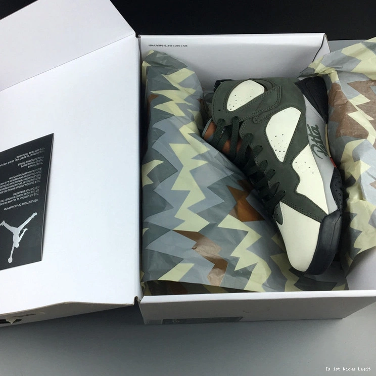 SP 7 100 AT3375 Patta Air x Retro  Jordan 'Icicle' 0320